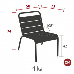LUXEMBOURG CHAISE LOUNGE